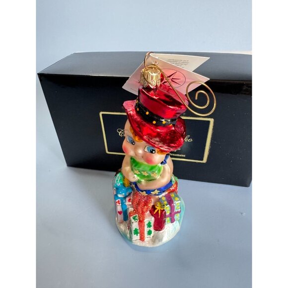 Christopher Radko Gift of Health Glass Ornament Pediatric Cancer 2000 - Picture 3 of 6